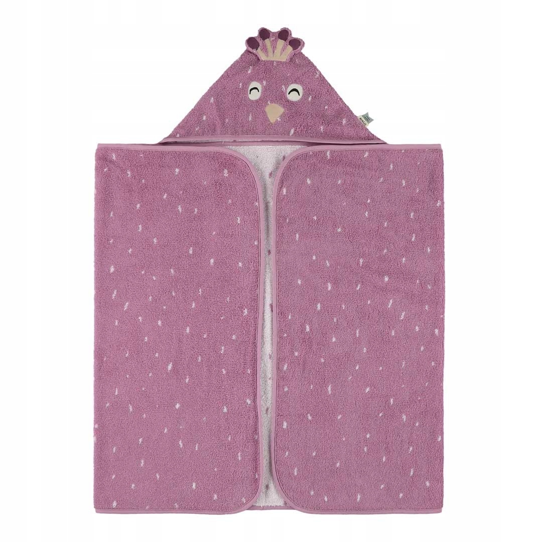 Ręcznik Kąpielowy z Kapturem 75 x 130 cm Paw Trixie Baby Trixie