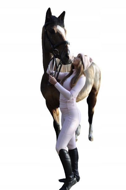 Zestaw GOLF termoaktywny + LEGGINSY jeździeckie S Rozmiar S