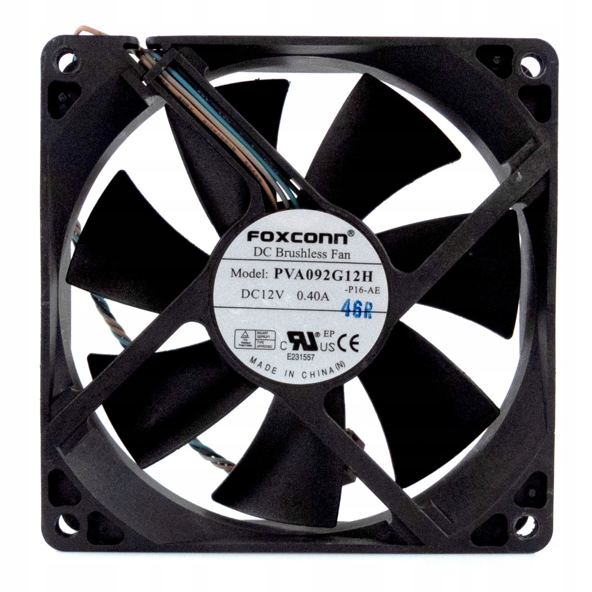 Wentylator Foxconn 4-PIN 12V 0.40A 92 mm