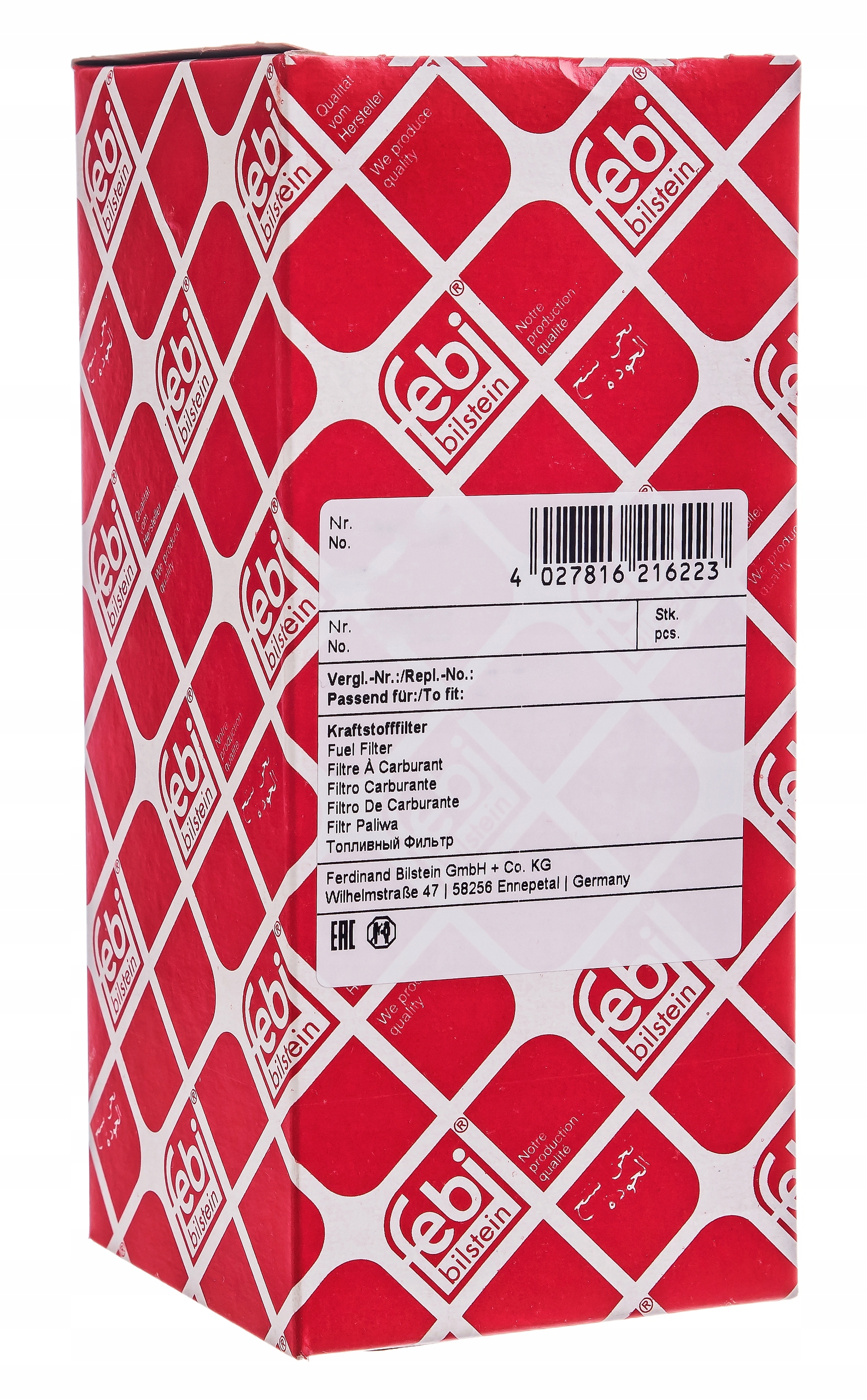 FEBI ТОПЛИВНЫЙ ФИЛЬТР 30756