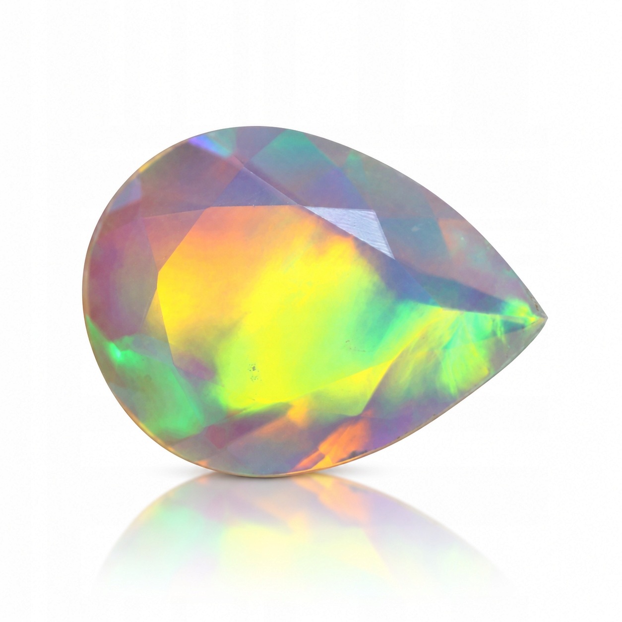 Přírodní opál 1.34 ct Lžička Etiopie certifikát Wbd