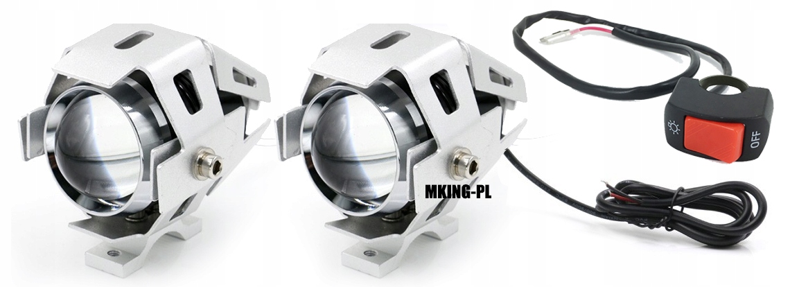 Halogeny motocyklowe lampy reflektory lightbar LED Producent części Inny
