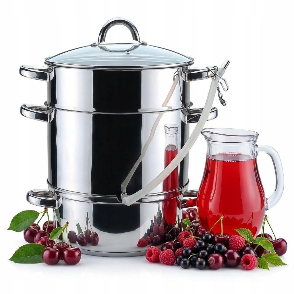 Odšťavňovač 8L na ovocné šťávy Hrnec parní Maestro Nerezová Ocel