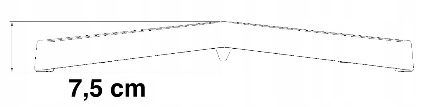 SOLIDNA Podstawa FOTELA obrotowego STALOWA Krzyżak chromowany PFS122/600 Średnica podstawy 60 cm