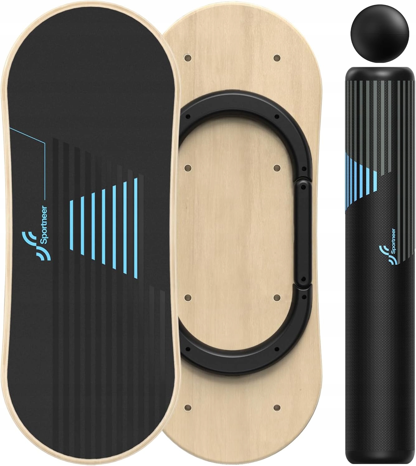 Sportneer Balance Board Balanční deska 7v1 Rolka Míč 200 kg