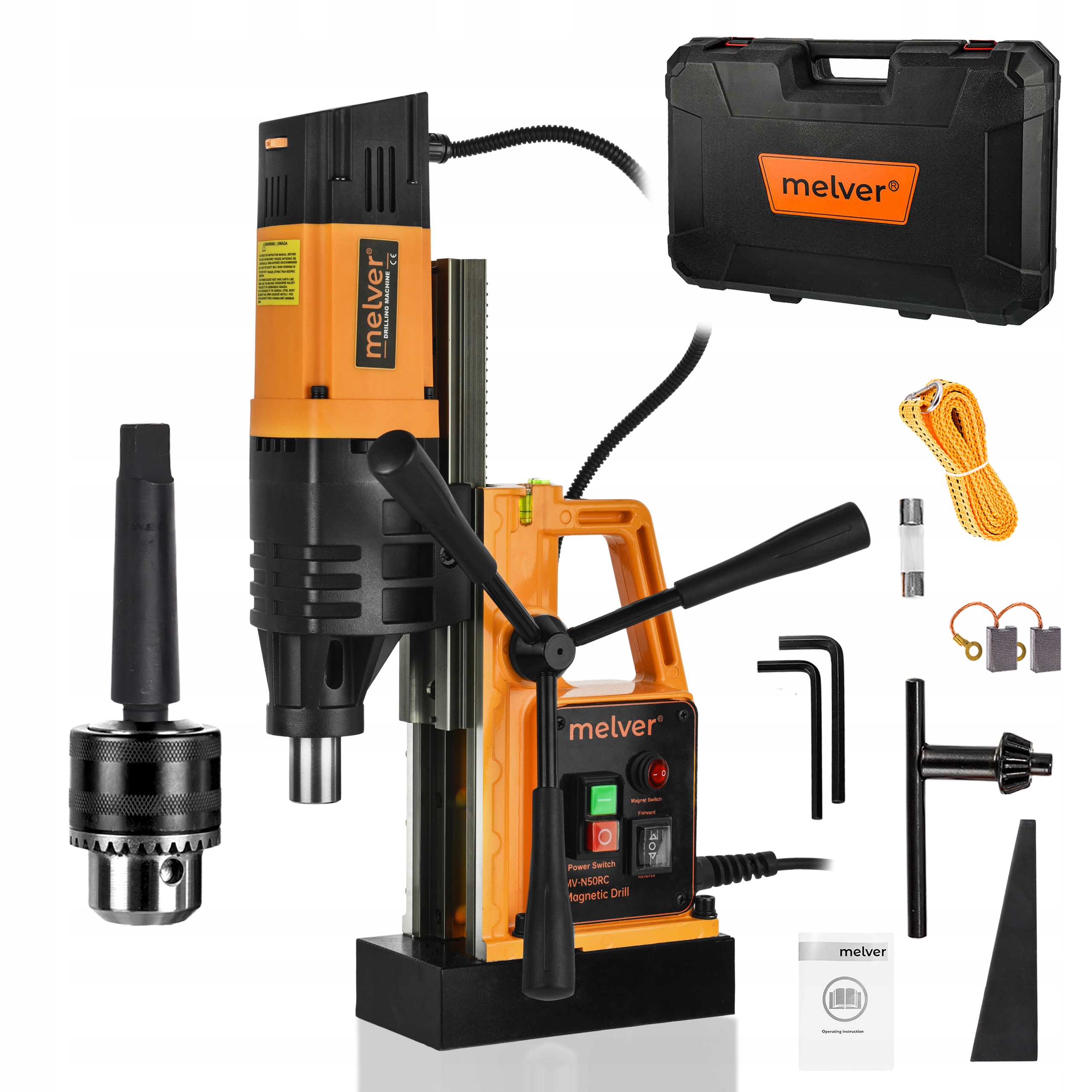 Magnetická vrtačka MK2 1880W Fi 50 2 rychlostní magnetovka