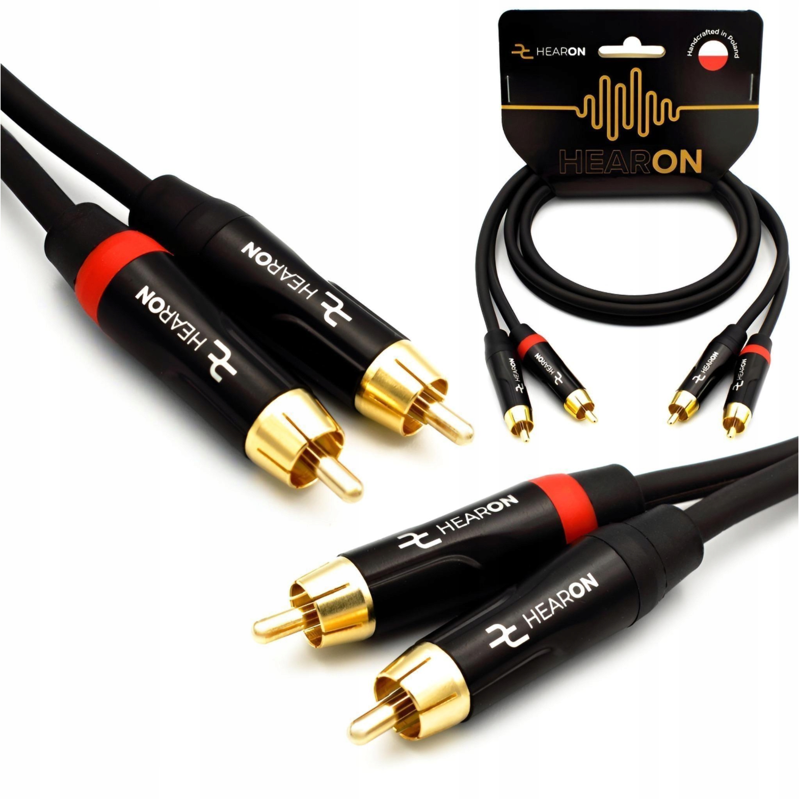 Hearon Pro Kabel Audio Hi-Fi 2x Rca 2x Rca Cinch 2m Ofc 2RCA