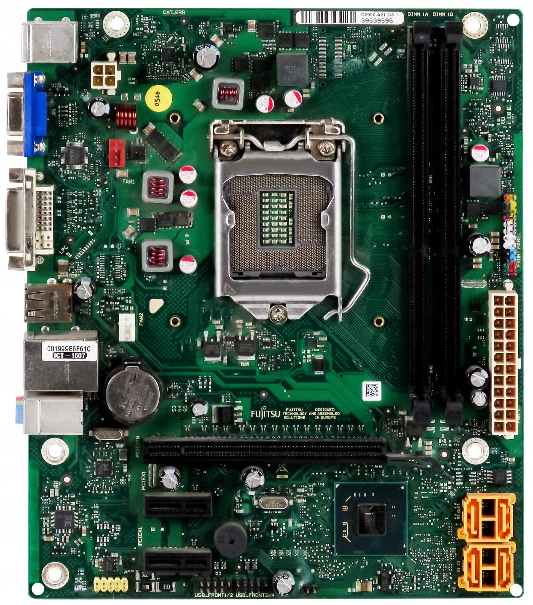 Fujitsu D2990-A21 GS1 LGA1155 DDR3 microATX základní deska Esprimo P400