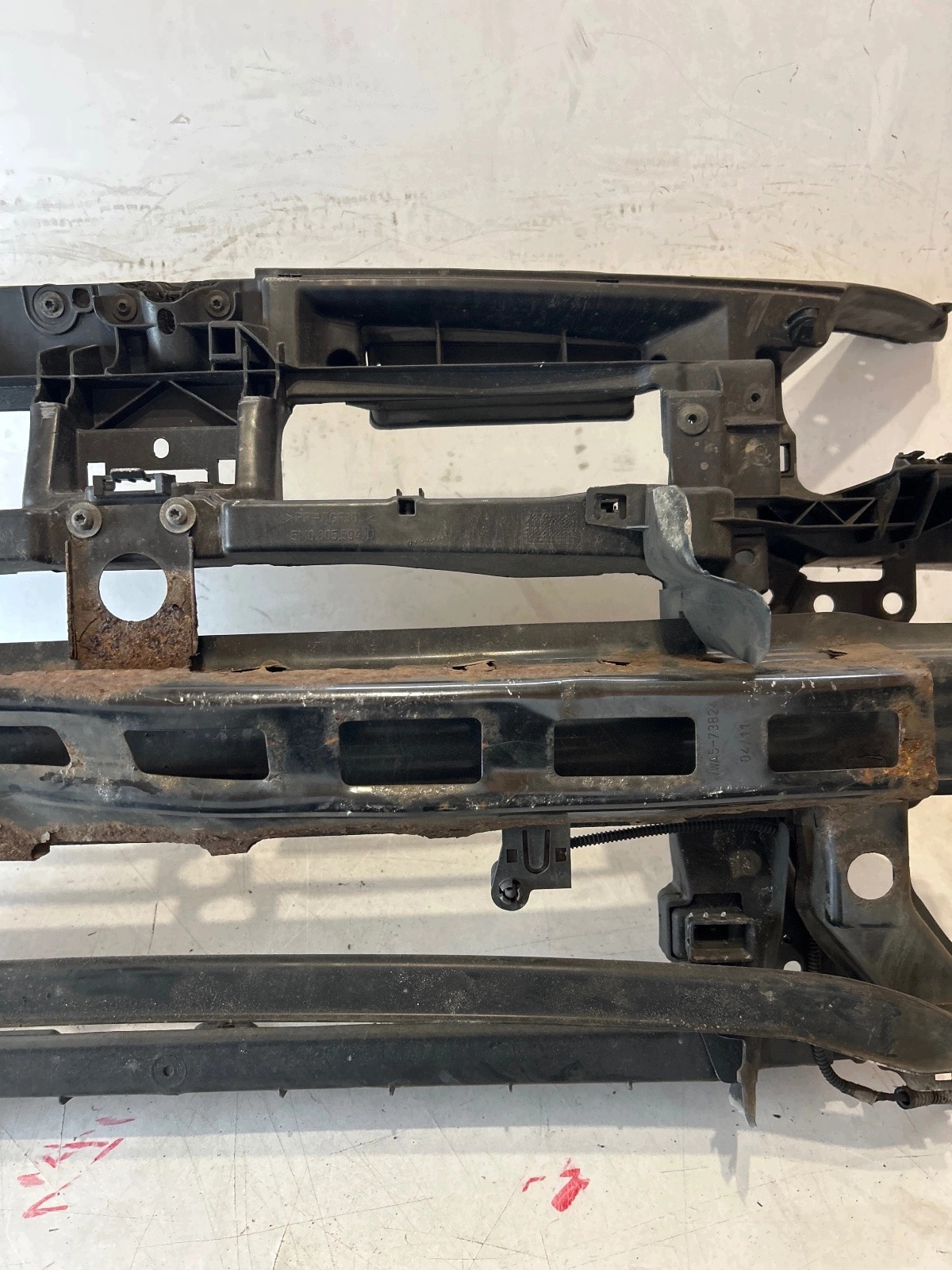 support panel for radiators Volkswagen Golf VI plus 1.6 TDI