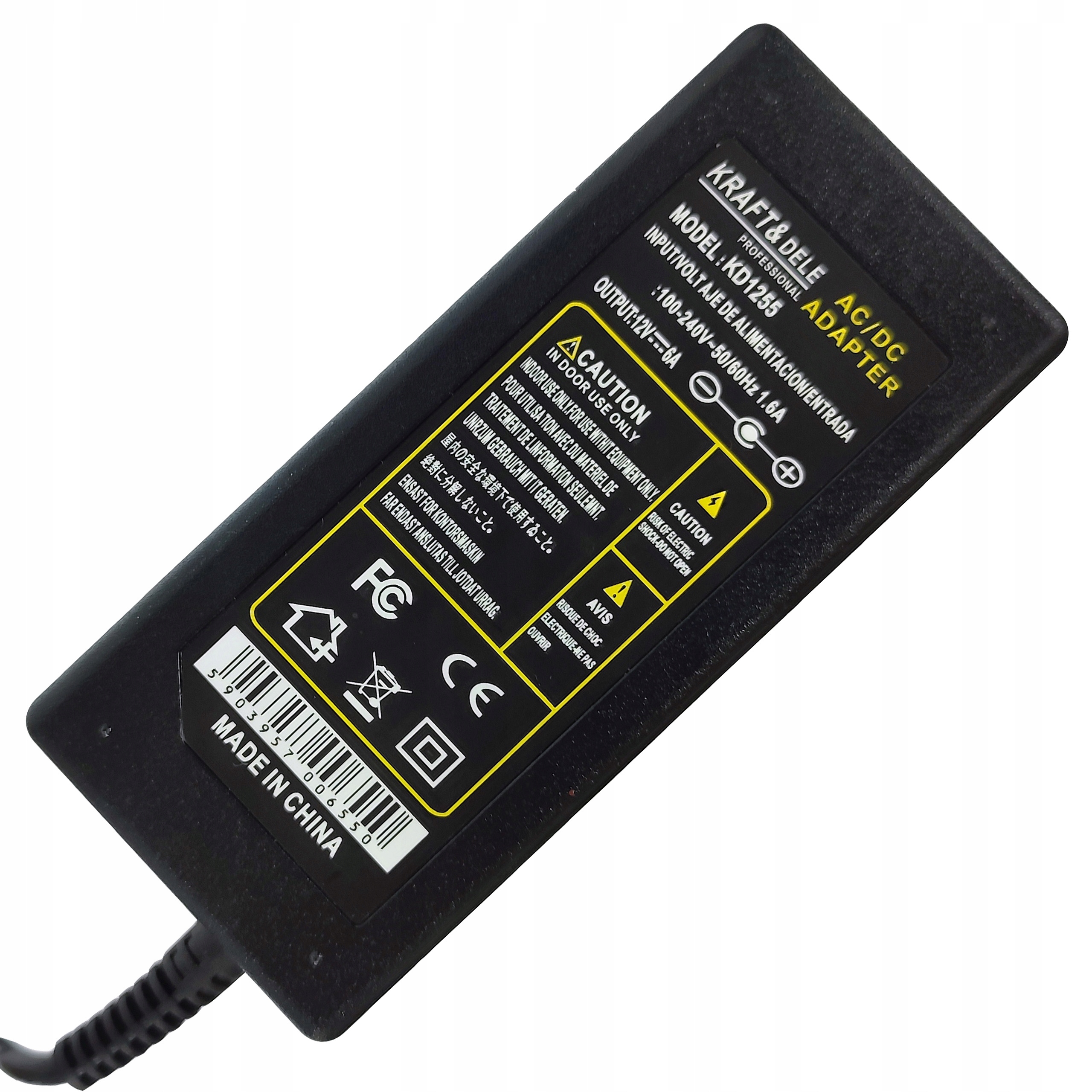 ZASILACZ PRZETWORNICA REDUKTOR NAPIĘCIA 230V 12V EAN (GTIN) 5904806162502