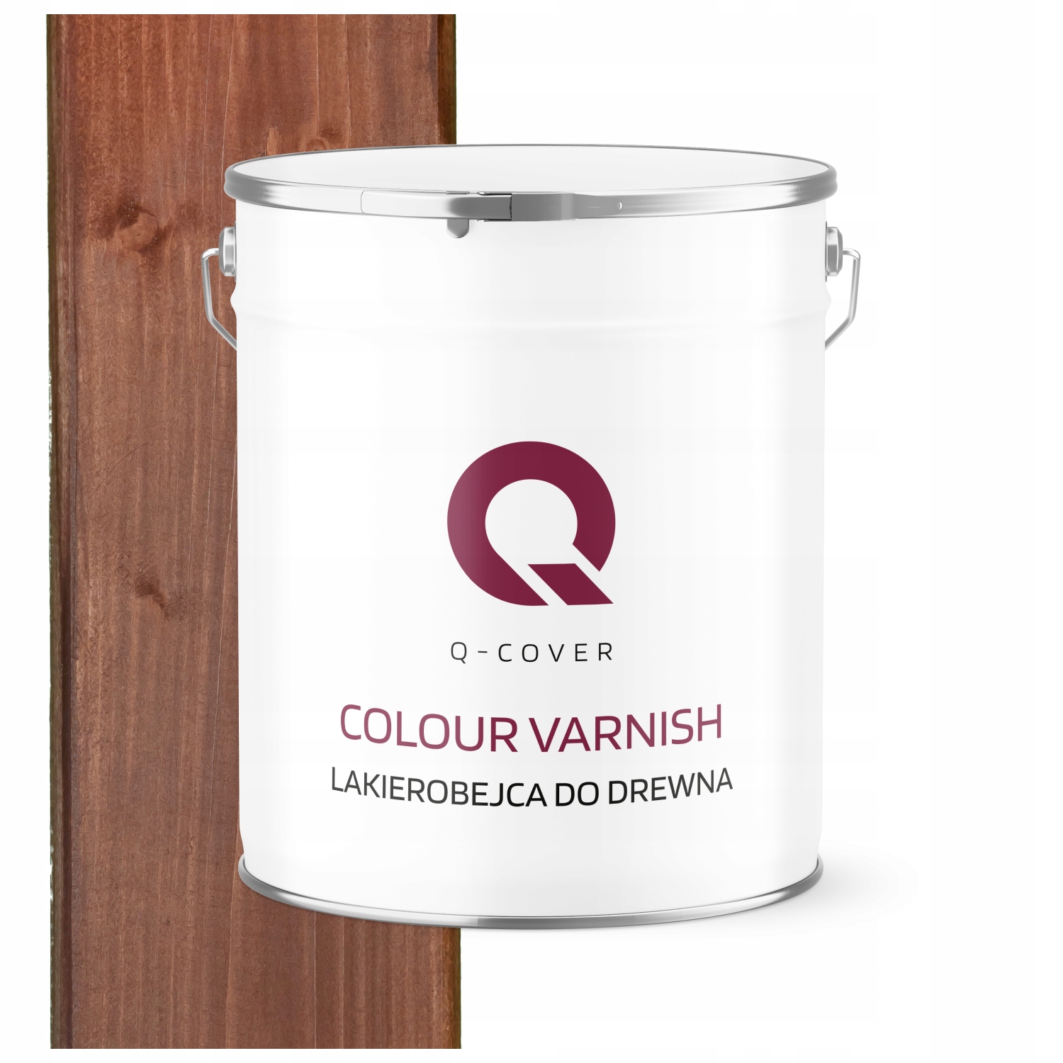 Dekorativní Pryskyřičná Vnější Laková Hmota Extra Ořech Tmavý Satén 5 L