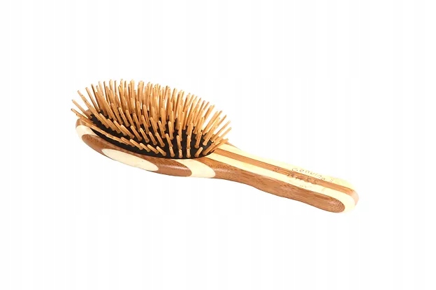 Levně Kartáč Green Small Oval Brush – bambusový, střední, M – značky Bass Brushes