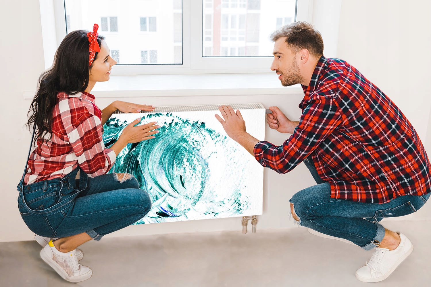 MAGNES MATA MAGNETYCZNA NA KALORYFER 100x60 OBRAZ FOTOTAPETA Wysokość produktu 60 cm