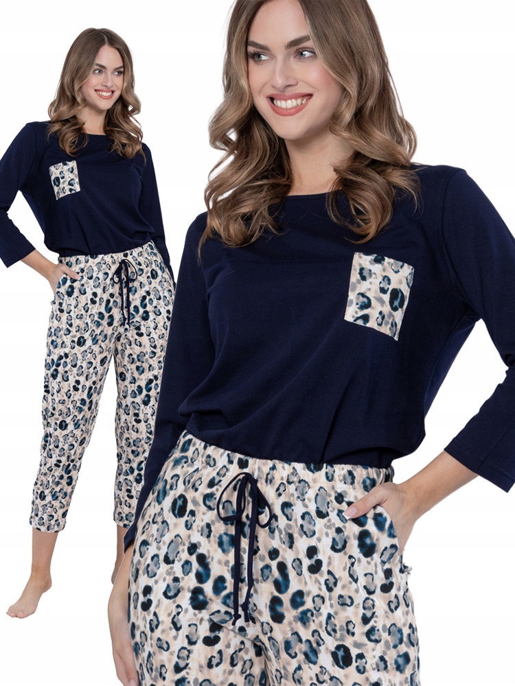 Leveza Wiktoria – dámské pyžamo – noční elegance v prémiové verzi XXL