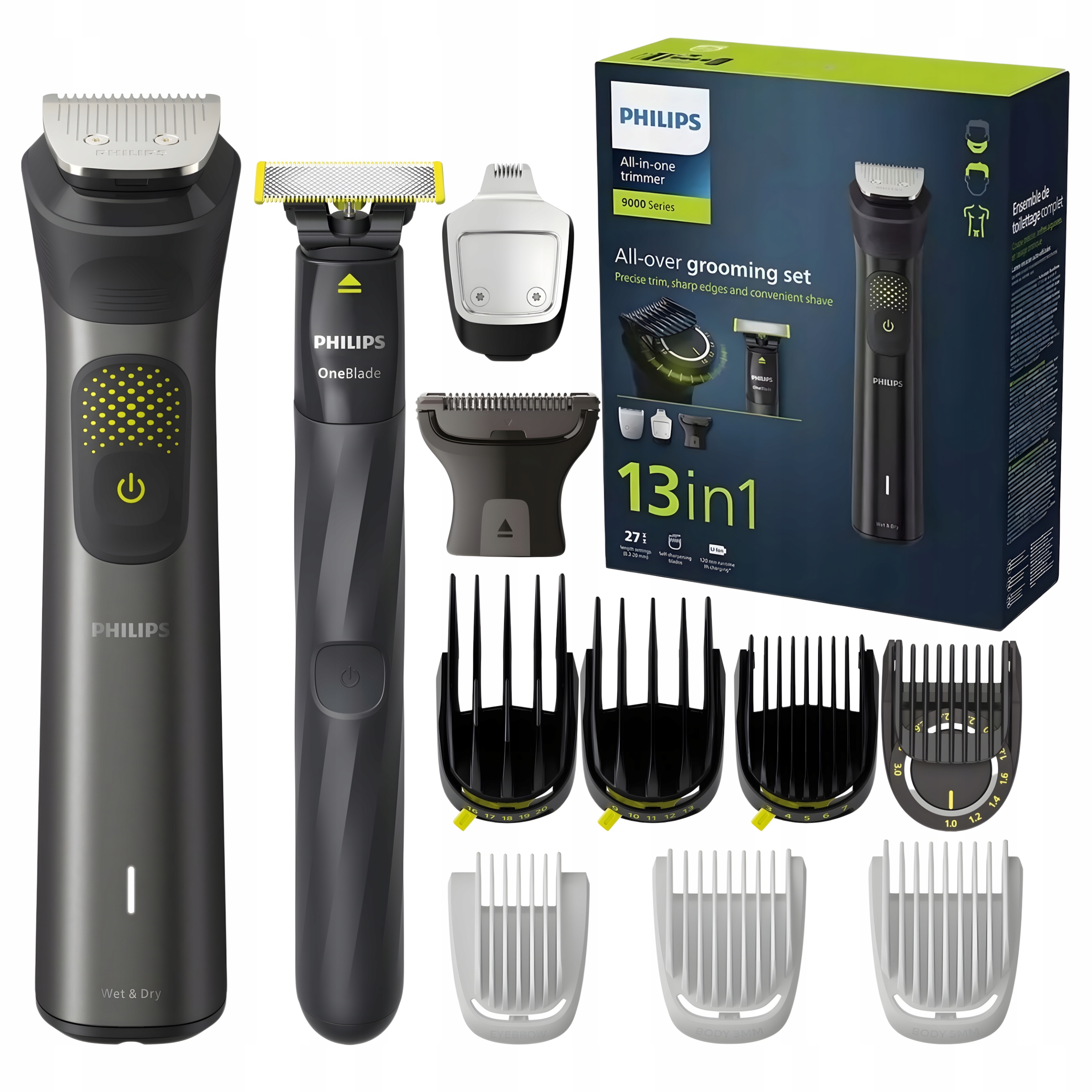 Zastřihovač vousů a těla Philips Multigroom Series 9000 MG9540/15