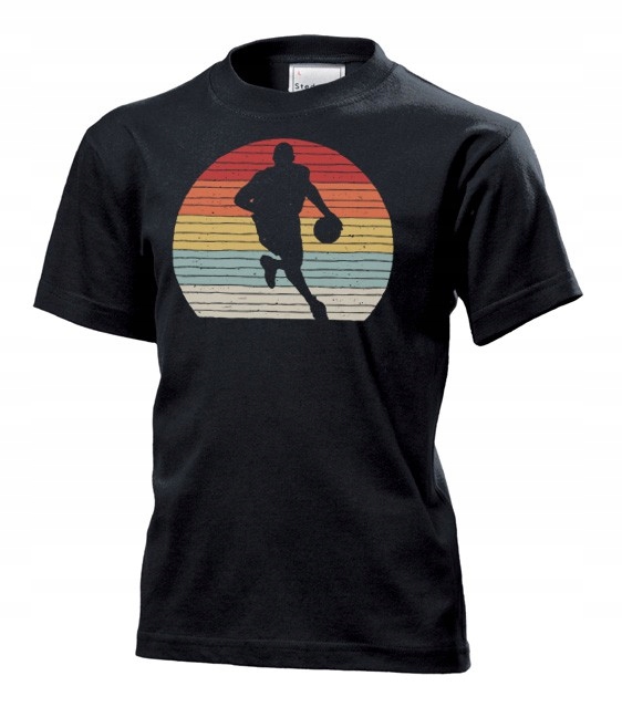 

Koszulka dziecięca Koszykówka drybling vintage M