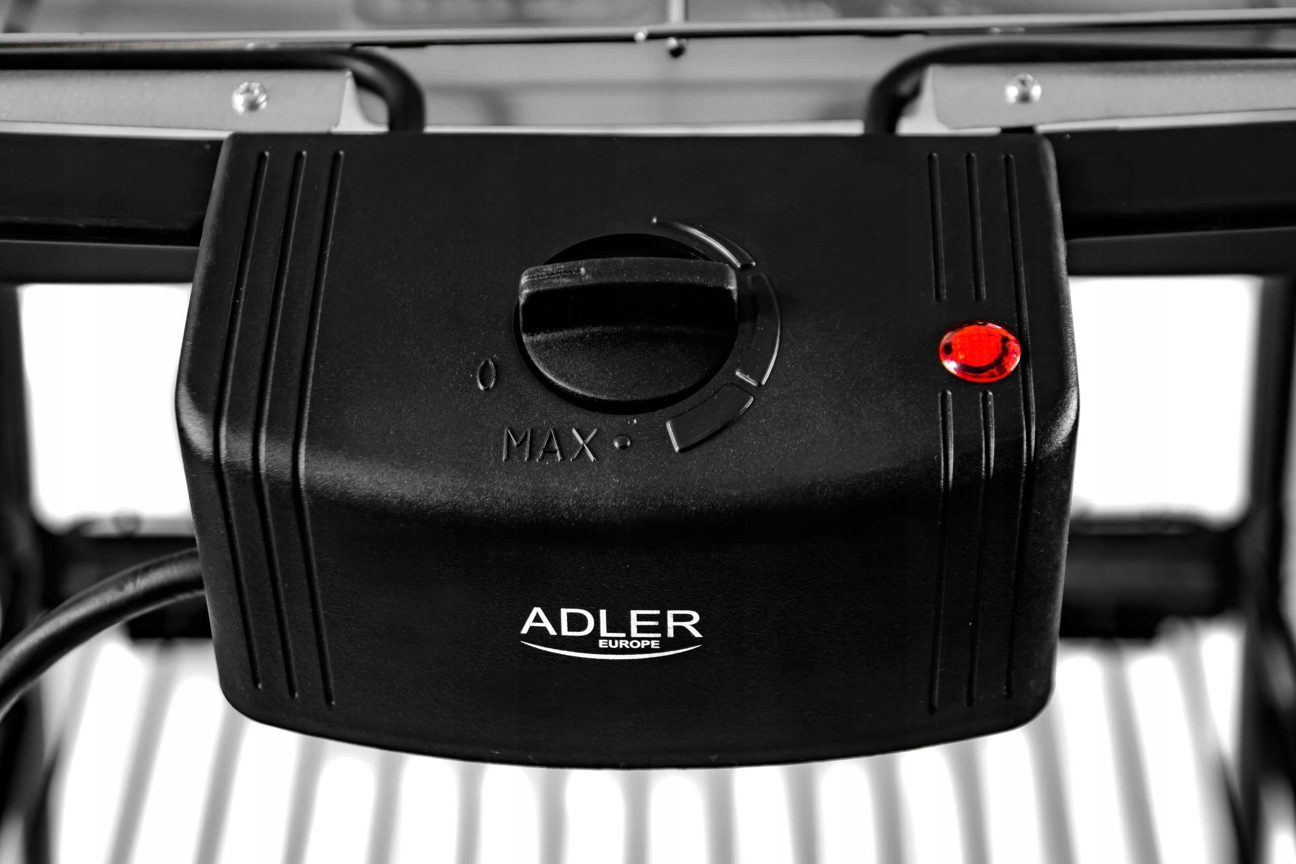 Grill Elektryczny Adler AD 6602 2400W Płynna Regulacja Wyjmowana Grzałka