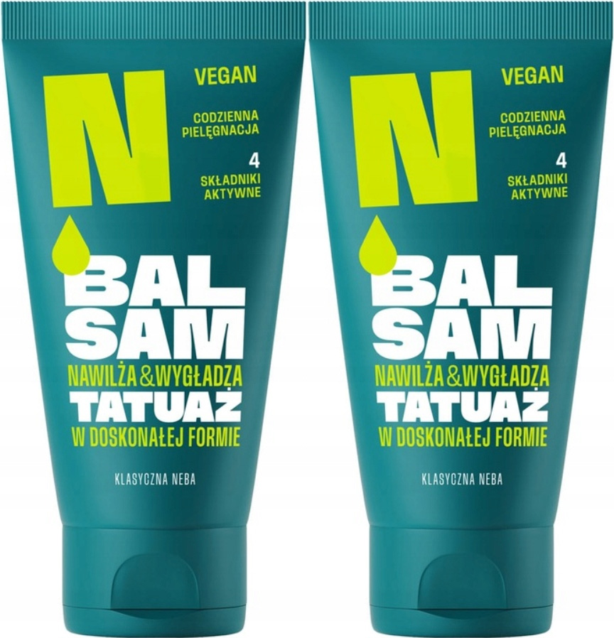 2x Neba Balsam do Tatuażu i Pielęgnacji Skóry 200 ml Magnolia do Smarowania