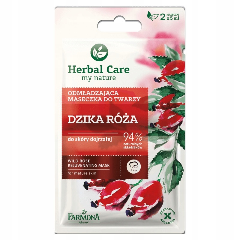 

Herbal Care Maseczka odmładzająca Dzika Róża