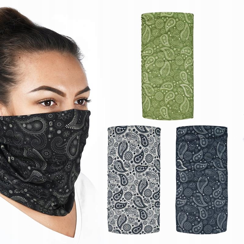 Oxford Kołnierz Wielofunkcyjny Wiatroodporny Comfy Paisley 3 Sztuki W Opako