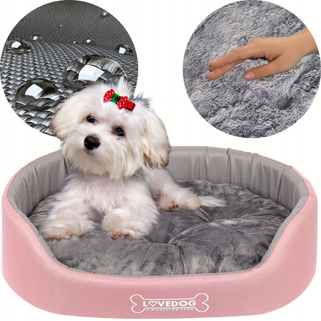 Pelíšek pro psa kočku Antialergické potah pohovka kotec Lovedog M 60x50