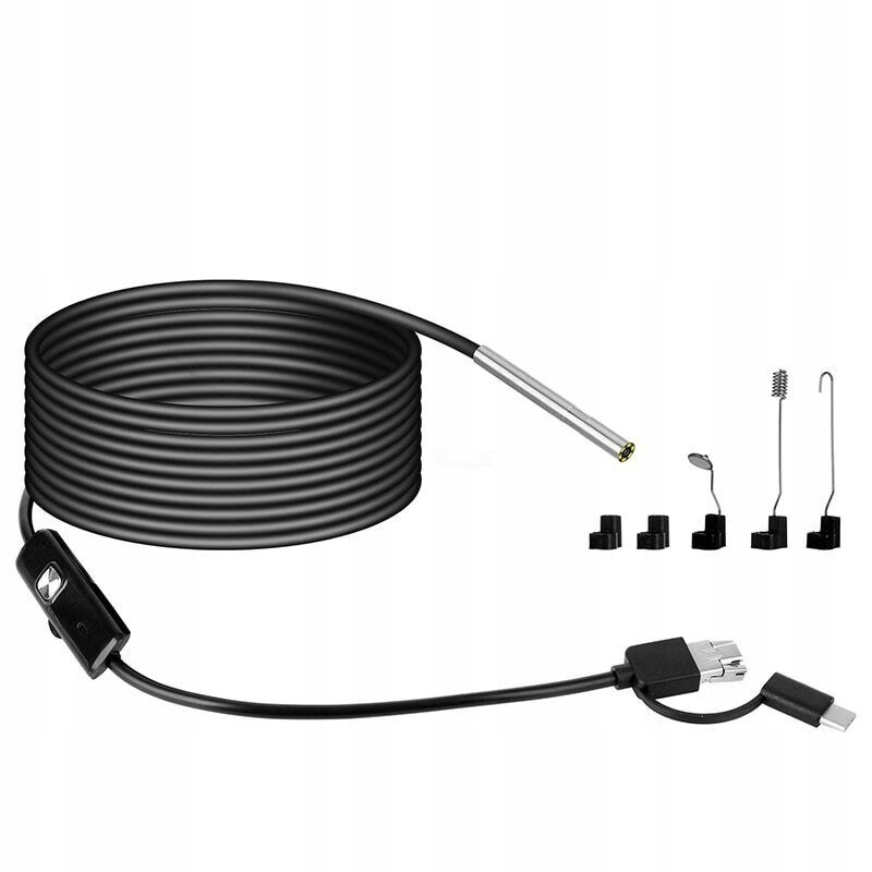 KAMERA INSPEKCYJNA ENDOSKOP 720p USB APP 3,9mm 5m Marka MBG Line