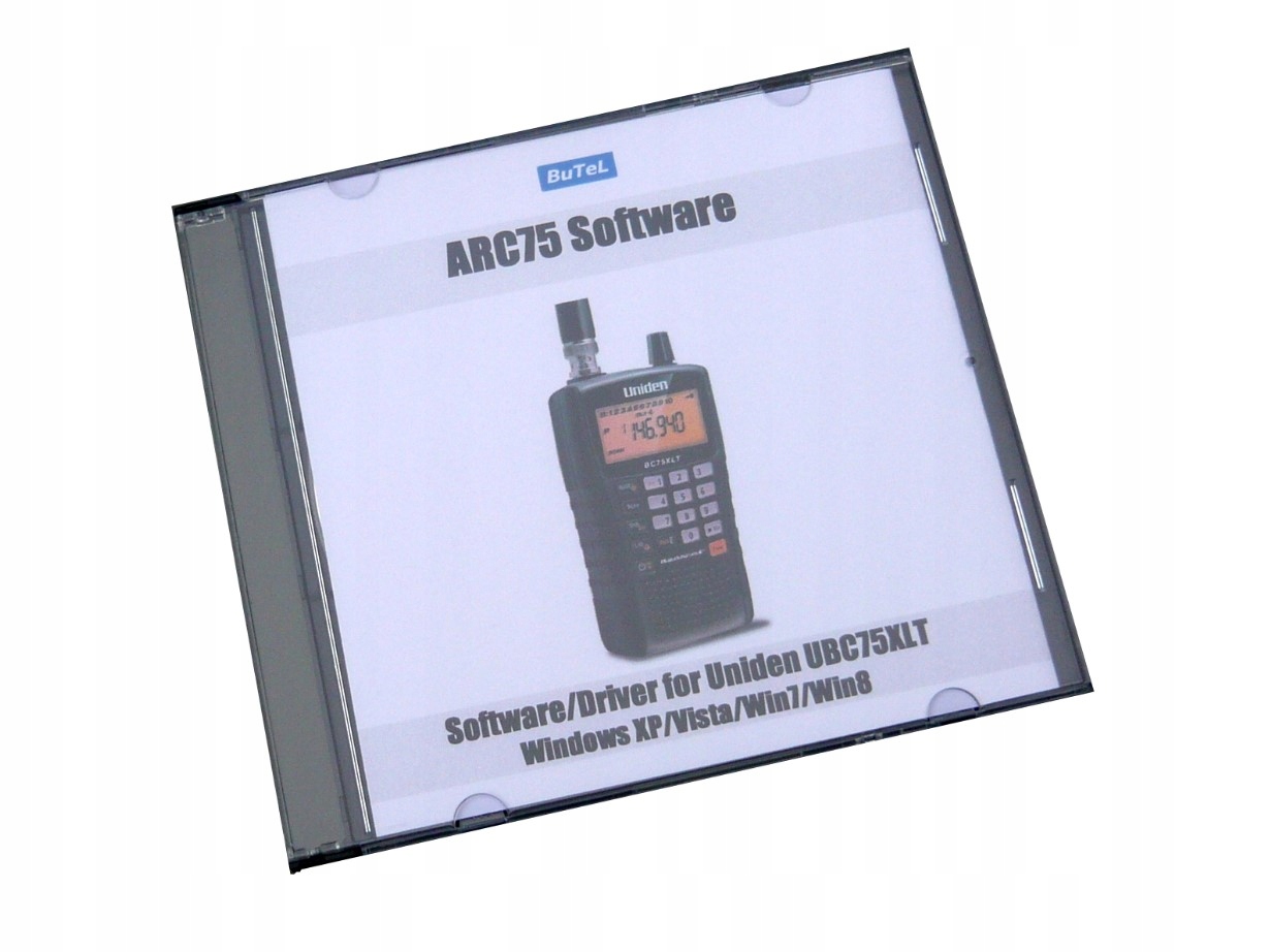 Butel ARC-75 oprogramowanie do skanerów Uniden Ubc 75 Xlt Bc 75 Xlt