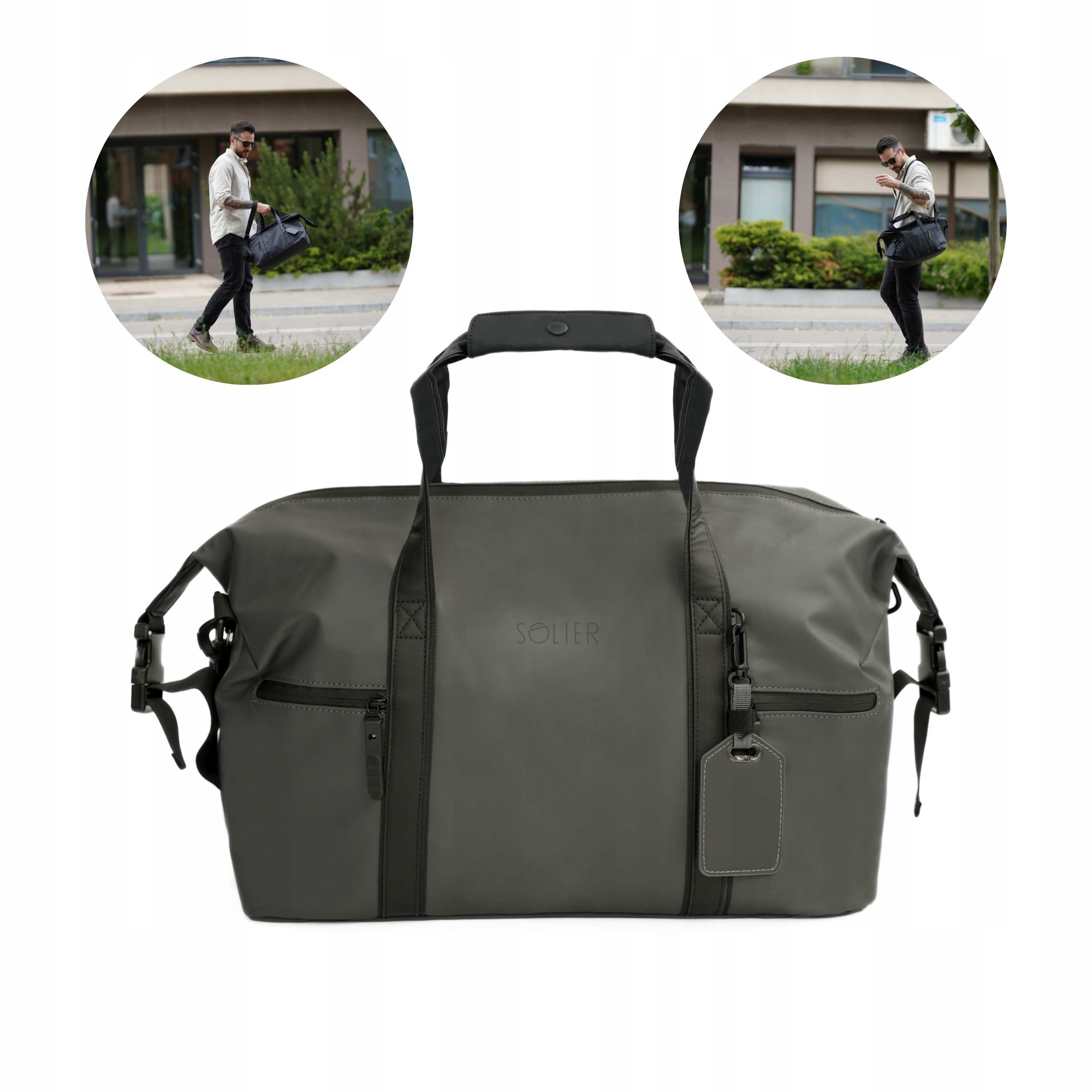 Cestovní taška víkendová Příruční zavazadlo do letadla Prostorná voděodolná