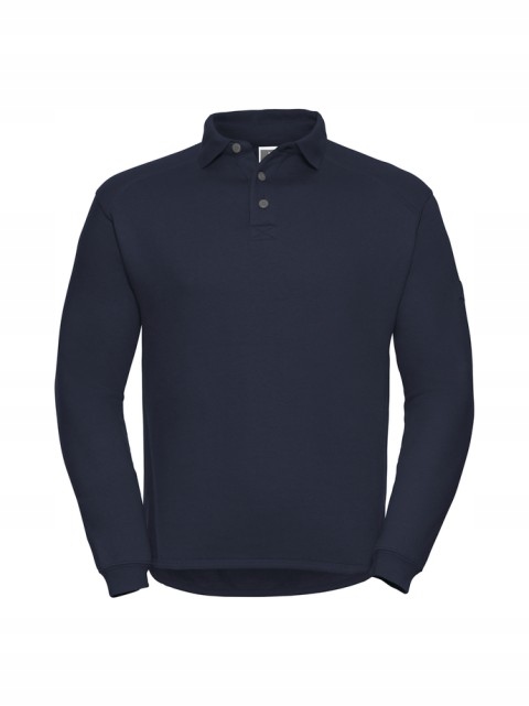 Pánská mikina s límcem Russell French Navy M