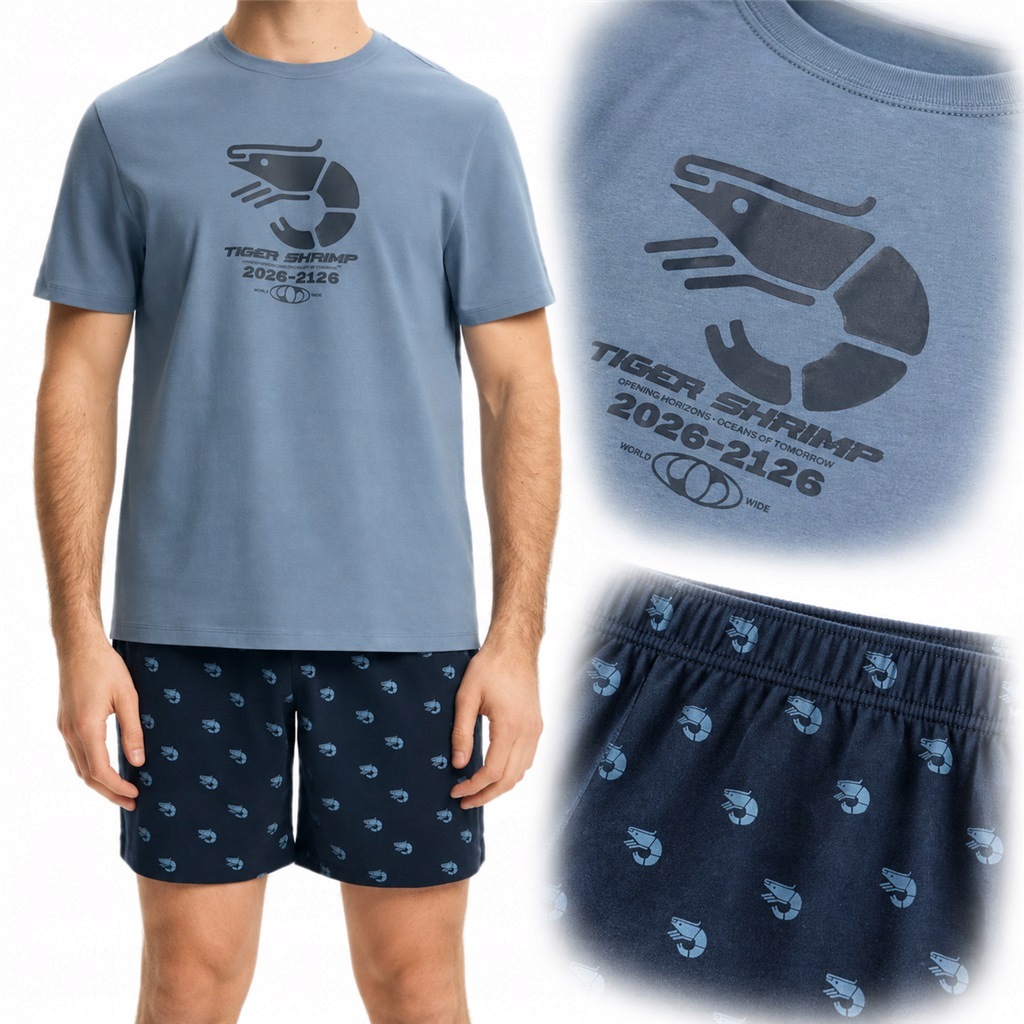 Pánské pyžamo Henderson Brad 44520 modré XL Anrr