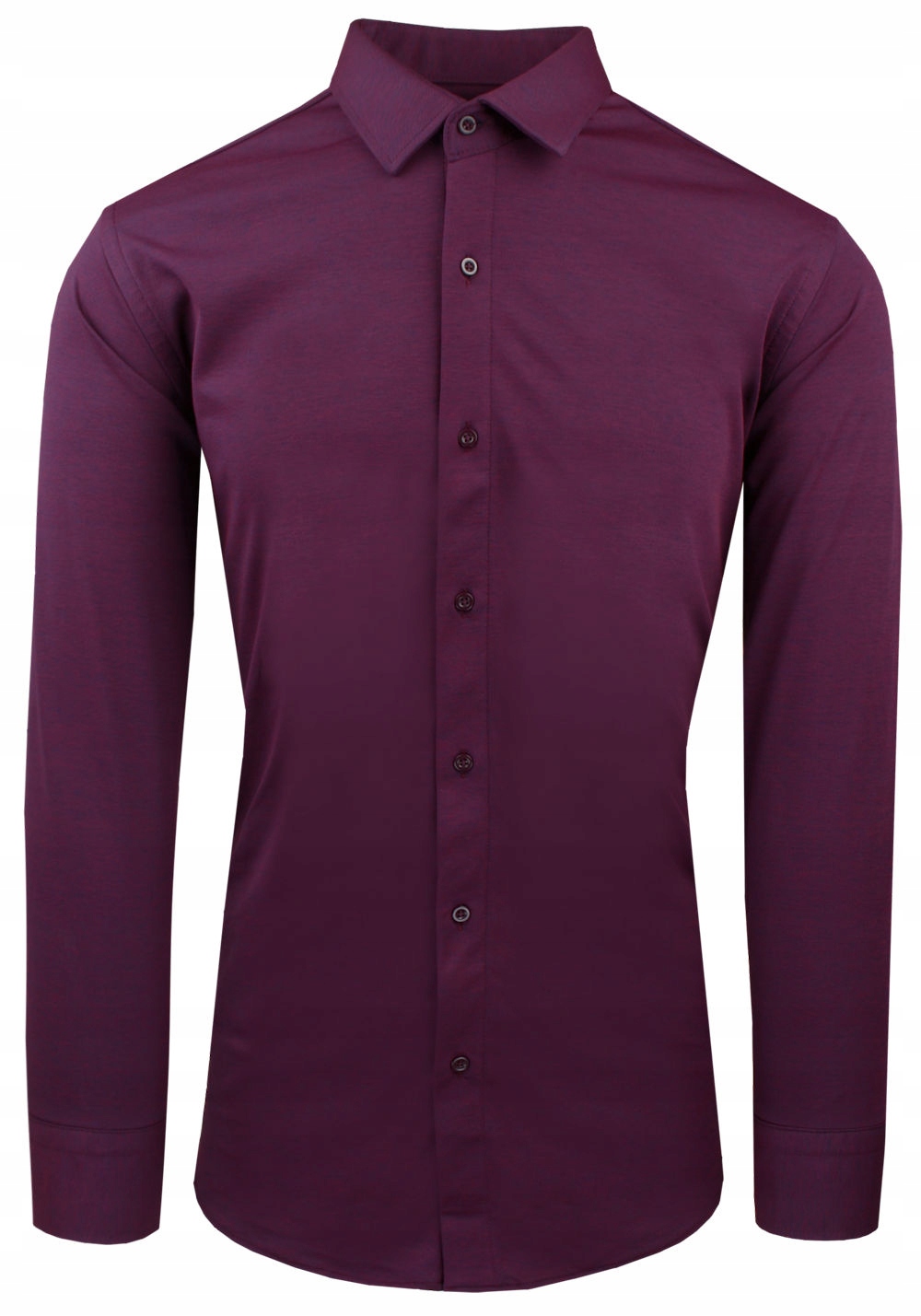Košile z pletené tkaniny vypasovaný Střih Bordo 46/176-182