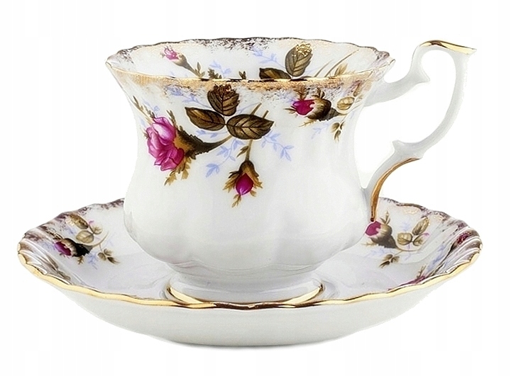 

B013 Filiżanka 20 Spodek Róża Złota Iwona Chodzież