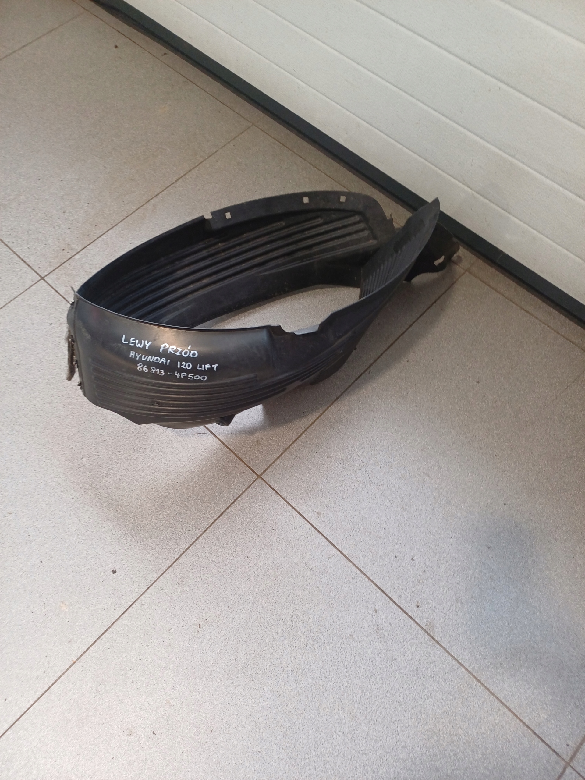 mudguard left front front HYUNDAI I20 LIFT 86813-4P500