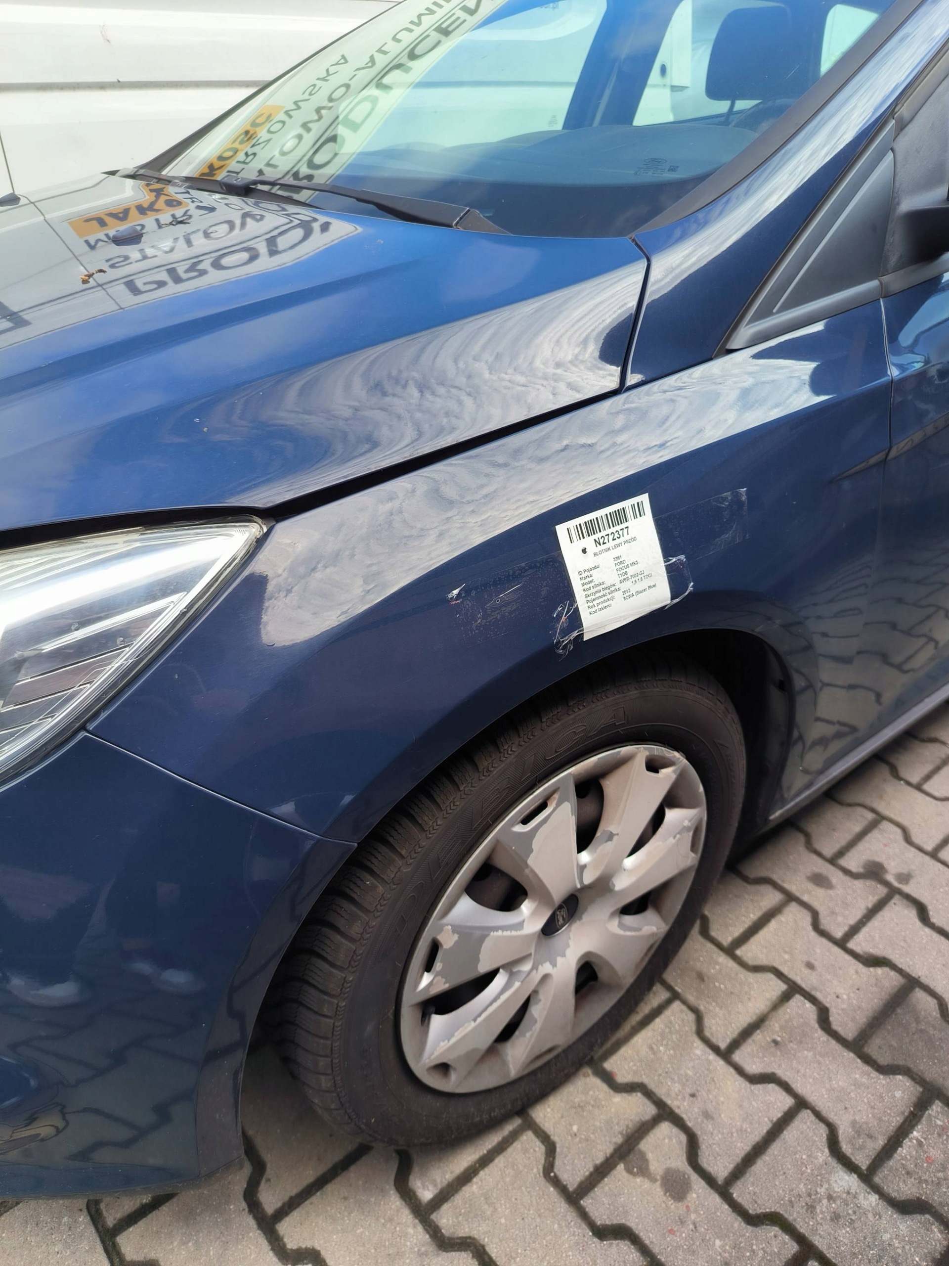 blatník ľavý predok FORD FOCUS MK3