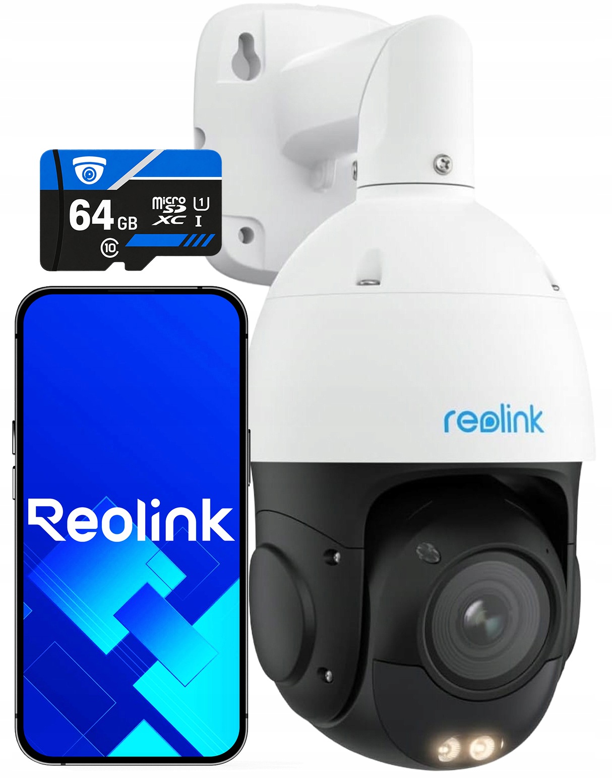 Ip kamera 8MPx Venkovní otočná 5x Zoom Reolink P840 PoE MicroSD 64GB