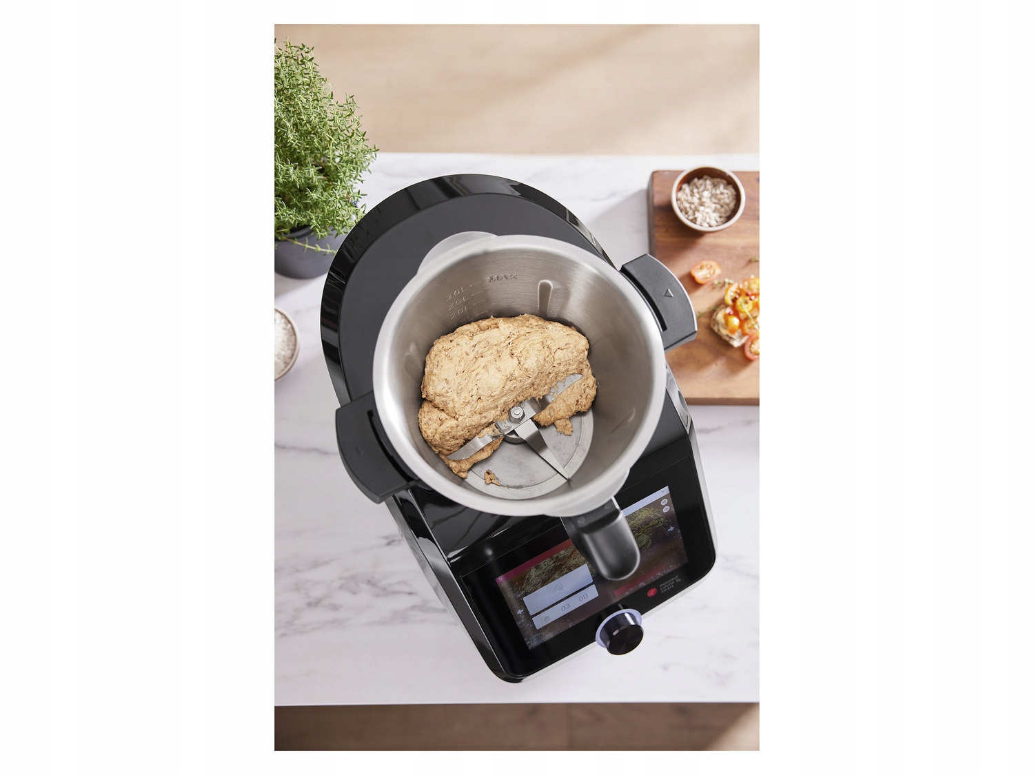 НОВЫЙ LIDLOMIX 2024 MONSIEUR CUISINE УМНЫЙ КУХОННЫЙ ПРОЦЕССОР 1200 Вт WiFi В РАССРОЧКУ 0 Бренд SilverCrest