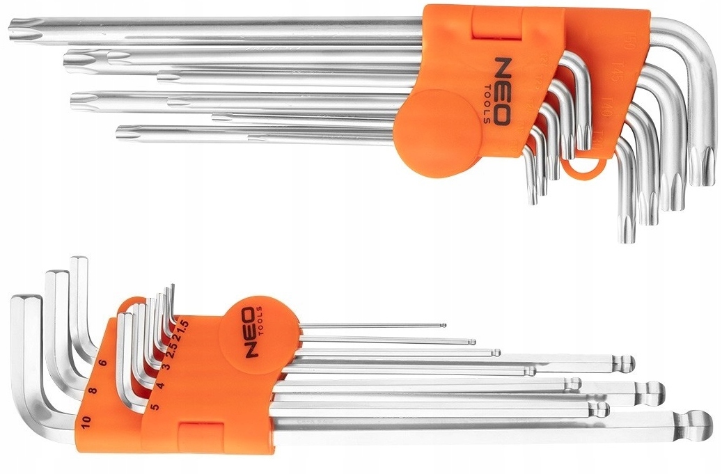 

Klucze Sześciokątne Imbus Hex Torx 18 Szt Długie