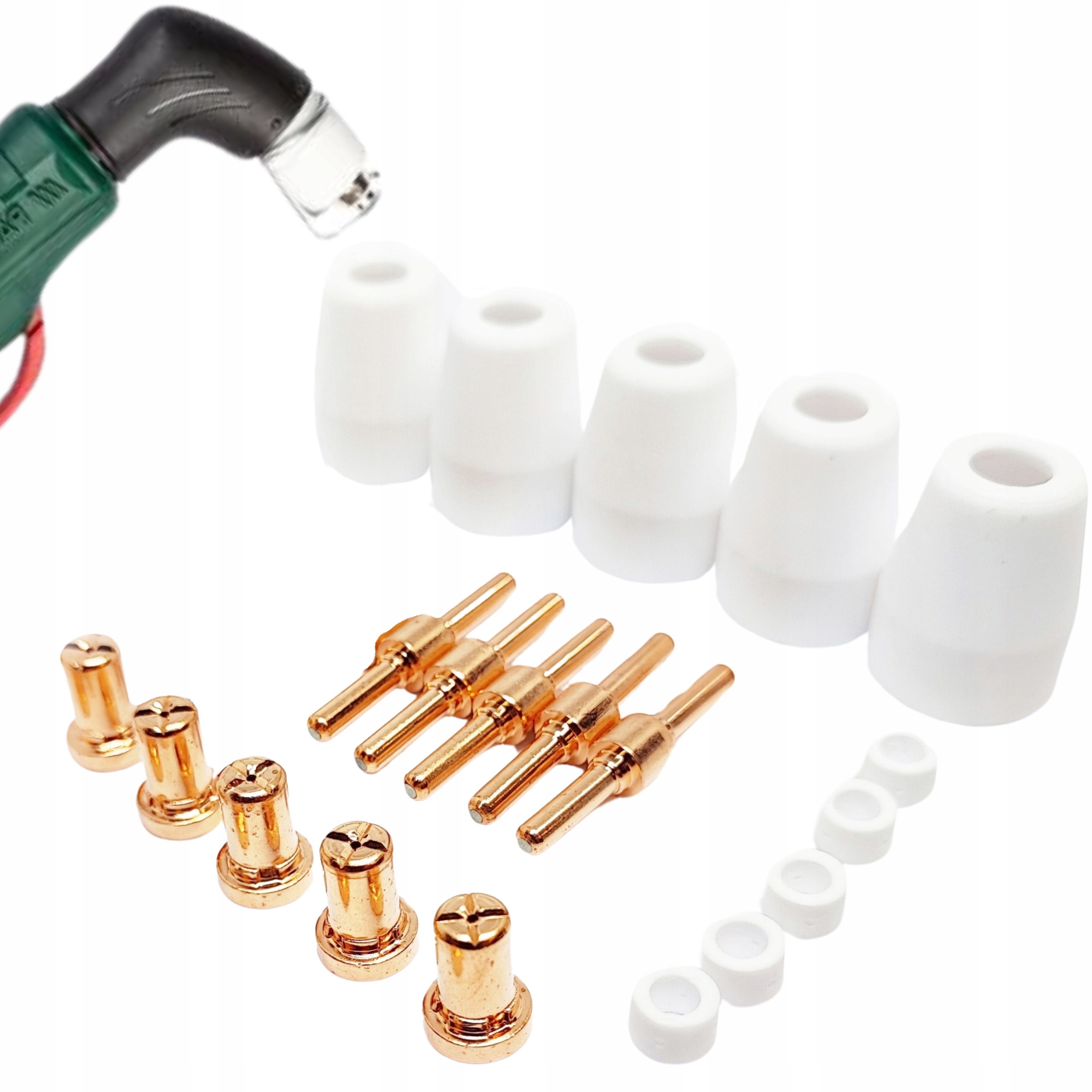 Сопла электроды длинные для плазмы PT-31 PARKSIDE PPS-40 B2 полный комплект