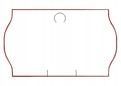

Cenówki Etykiety Metki Do Metkownicy 26x12mm 5rol.
