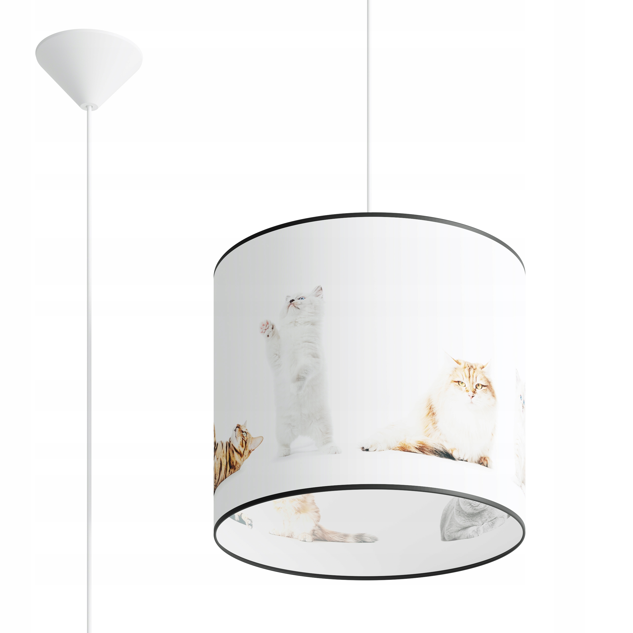 

Lampa wisząca Koty 30 dla dziewczynki zwis Led E27