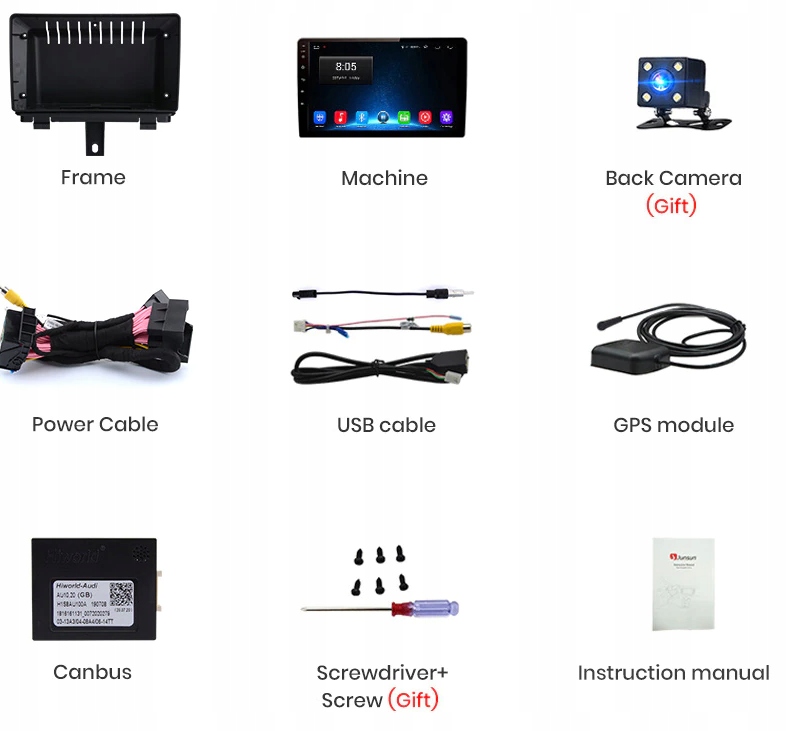 RADIO ANDROID AUDI Q3 2011-2018 NAWIGACJA GPS Model NAWIGACJA STACJA MULTIMEDIALNA