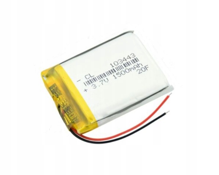 

Akumulator Li-Polymer 3.7V 1500mAh +pcm