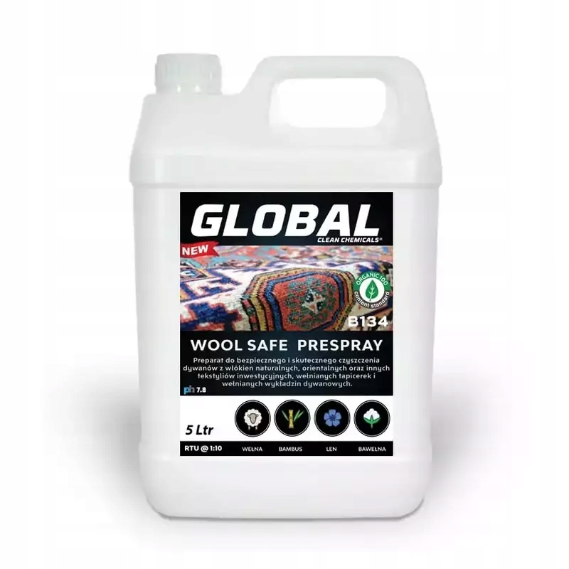 Levně Global Wool Safe B134 5L pre sprej na vlákna a vlnu