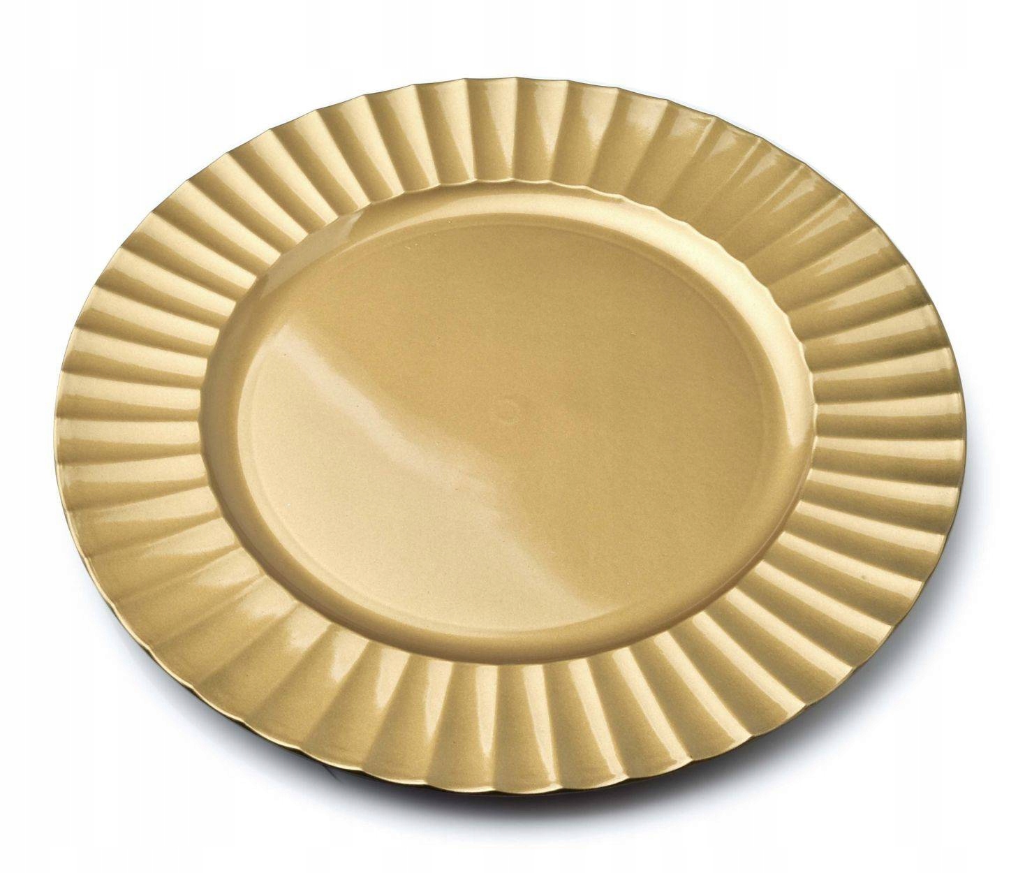 

Patera dekoracyjna okrągła złota podkładka 33 cm