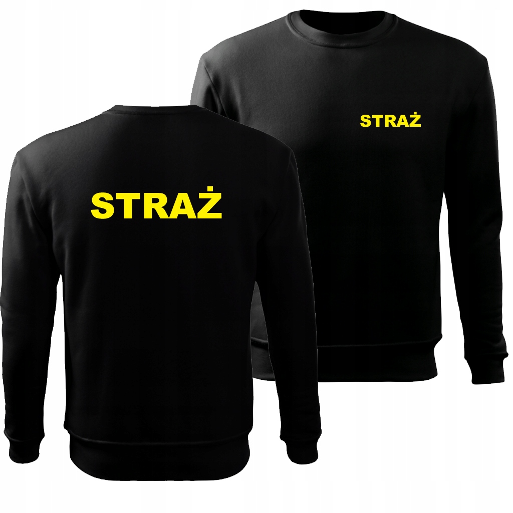 

Męska Bluza z nadrukiem Straż, Bluza Straż.