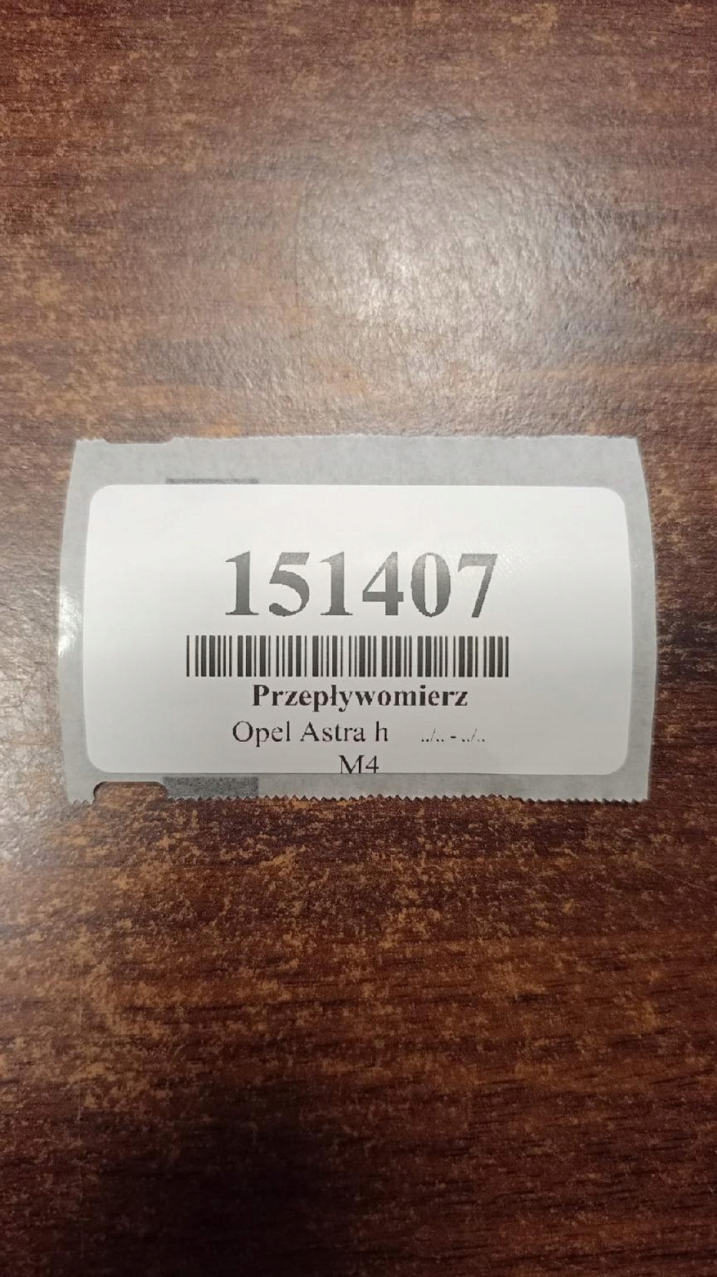 OPEL ASTRA H 1.7 D flow meter 0281002618