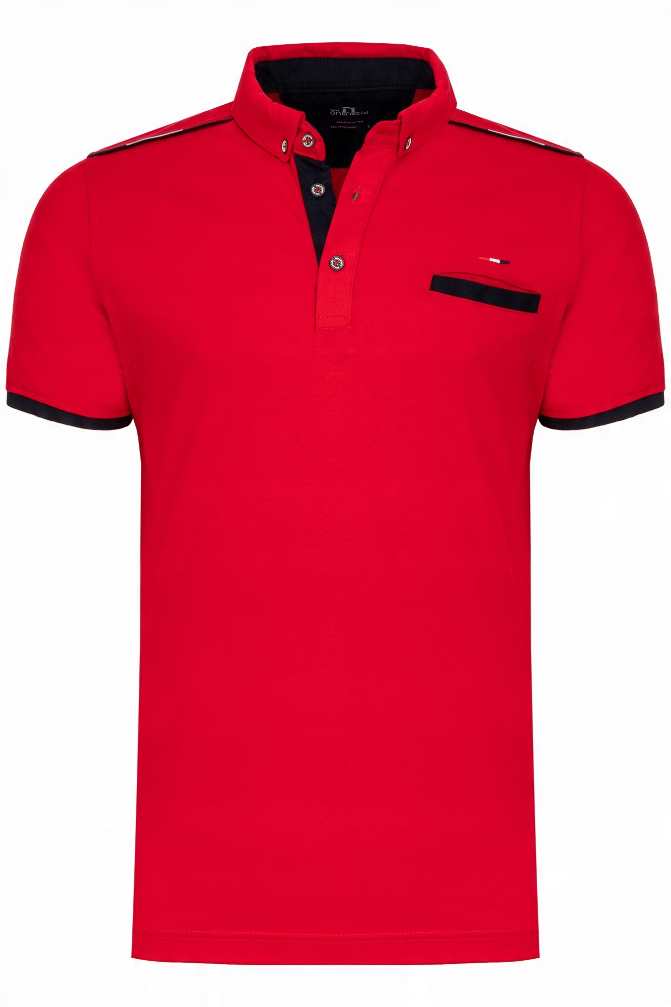 

Koszulka Męska Polo Premium Czerwona Bawełna: 3XL
