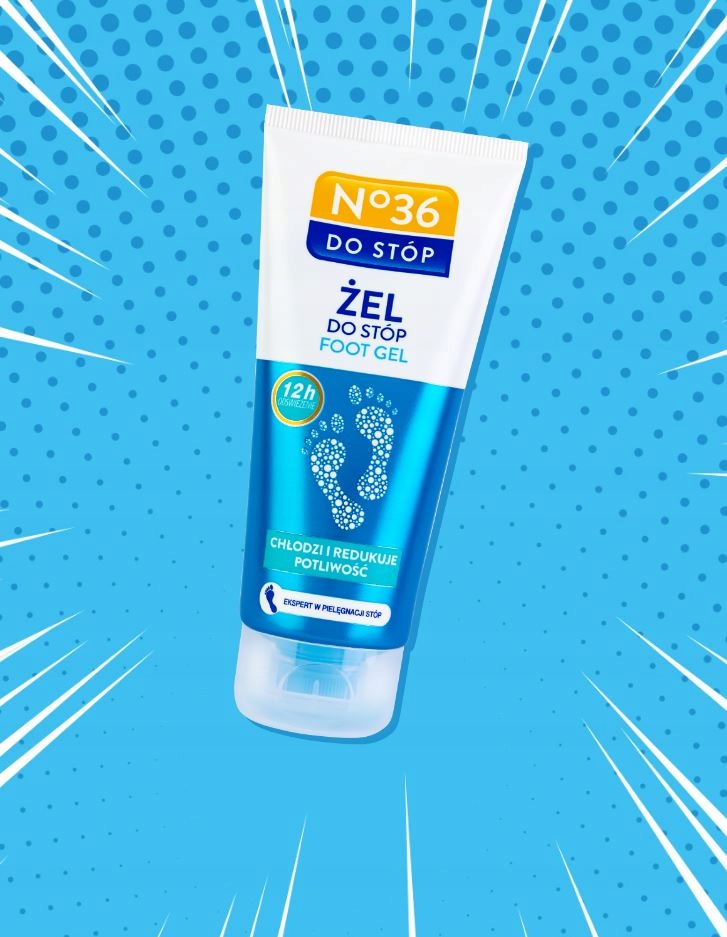 Chłodzący żel do stóp -redukuje potliwość 100 ml Marka No.36