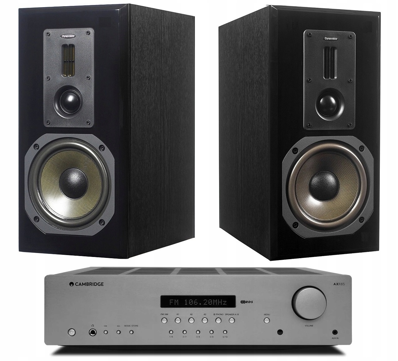 Cambridge Audio AXR85 Dynavoice DM-6II Black – Naprosto Vynikající Stereo