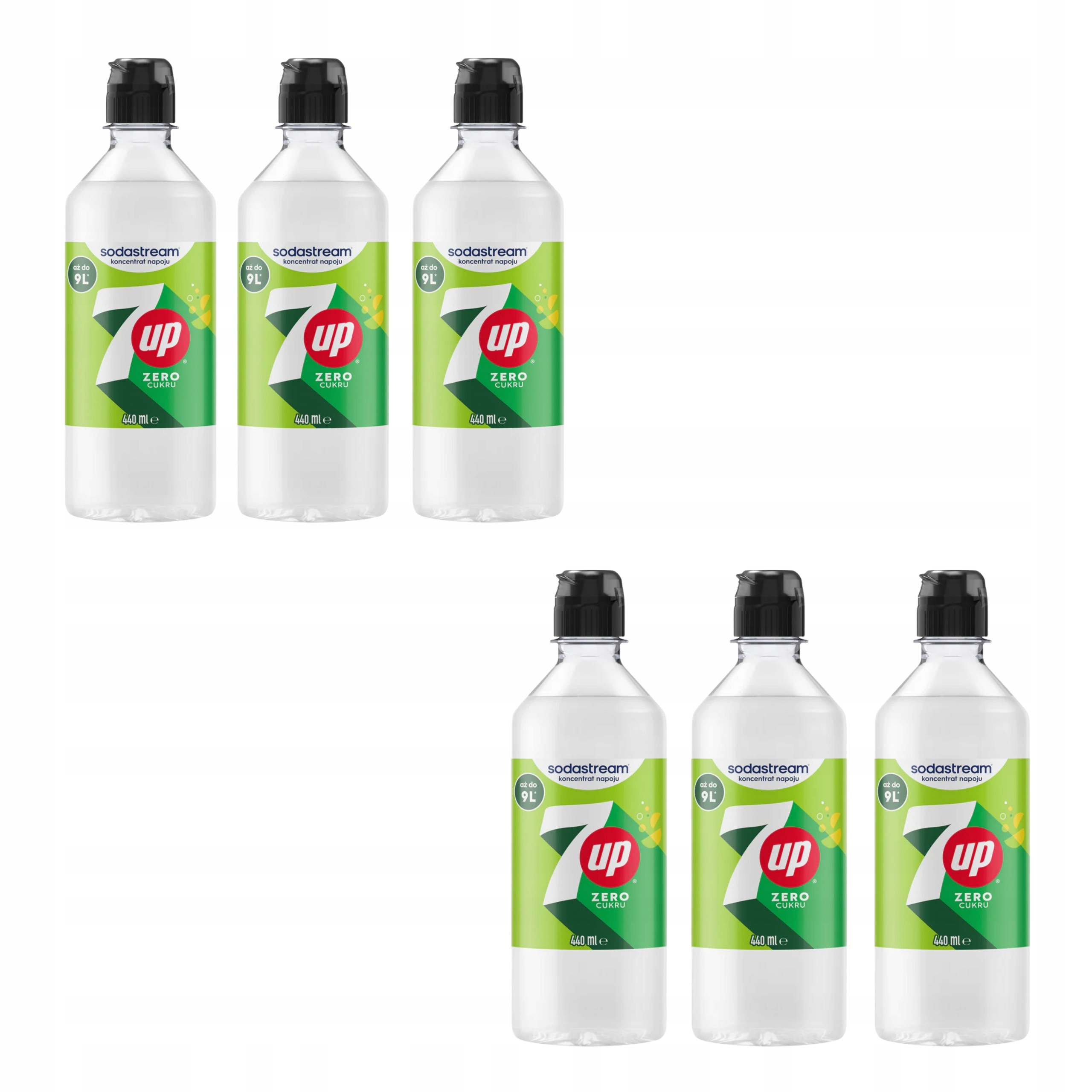 Koncentrát Sodastream pro perlivou vodu 7Up Free Diet Bez cukru 0 kcal sirup
